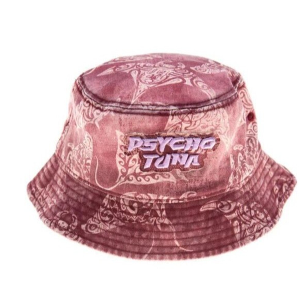 Psycho Tuna Bucket Hat Stingrays One Size Maroon